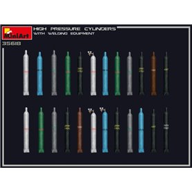 Mini Art 35618 High Pressure Cylinders w/welding equipment