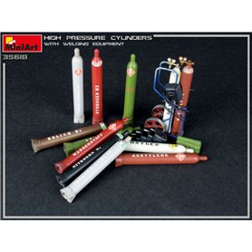 Mini Art 35618 High Pressure Cylinders w/welding equipment