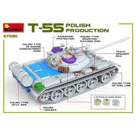 Mini Art 37090 T-55A Polish production