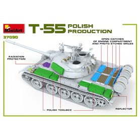 Mini Art 37090 T-55A Polish production
