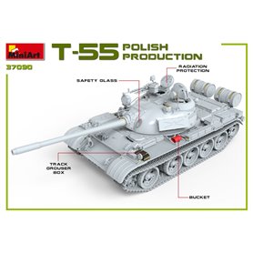 Mini Art 37090 T-55A Polish production