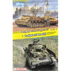 Dragon SMART KIT 1:35 Sd.Kfz.164 Bergepanzer IV / Pz.Kpfw.IV Ausf.H - 2IN1