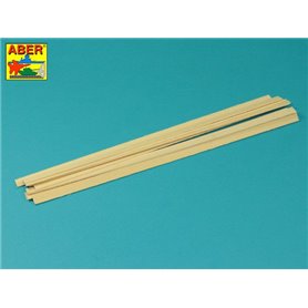 Aber WL 1X8 Listwy drewniane z lipy 1 x 8 x 245mm x 9 szt.