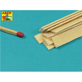 Aber WL 1X8 Listwy drewniane z lipy 1 x 8 x 245mm x 9 szt.