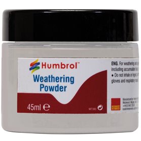 Humbrol AV0012 Pigment WEATHERING POWDER - WHITE - 45ml