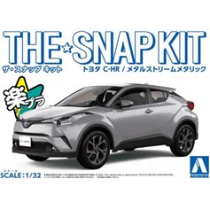 Aoshima 1:32 Toyota C-HR - METAL STREAM METALLIC - THE SNAPKIT 