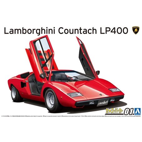 Aoshima 05804 1/24 '74 Lamborghini Countach Lp40