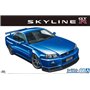 Aoshima 05858 1/24 Bnr34 Skyline GtR VSpec2