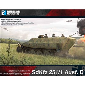 Rubicon Models 1:56 Sd.Kfz.251/1 Ausf.D - ARMORED FIGHTING VEHICLE