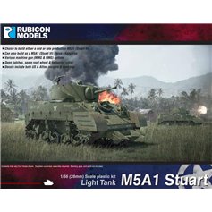 Rubicon Models 1:56 M5A1 Stuart / M5A1 Recce - LIGHT TANK 