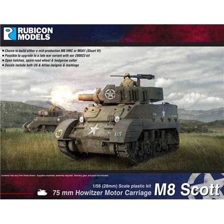 Rubicon Models 1:56 M8 Scott / M5A1