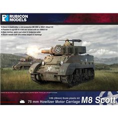 Rubicon Models 1:56 M8 Scott / M5A1 - 75MM HOWITZER MOTOR CARRIAGE