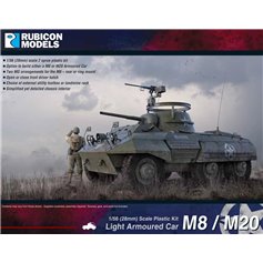 Rubicon Models 1:56 M8 Greyhound / M20 Scout Car - LIGHT ARMOURED CAR
