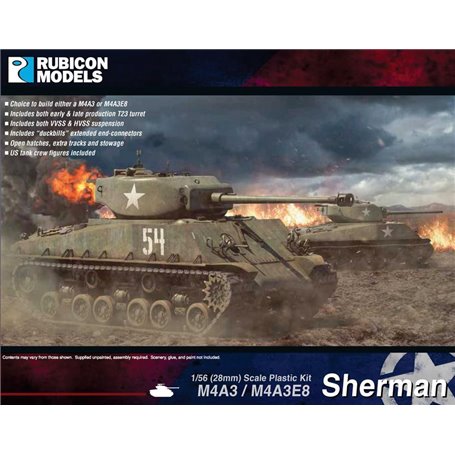 Rubicon Models 1:56 M4A3 / M4A3E8 Sherman