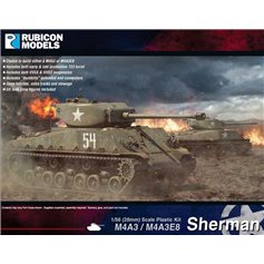 Rubicon Models 1:56 M4A3 / M4A3E8 Sherman - US MEDIUM TANK