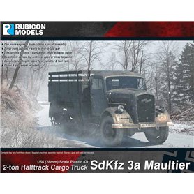 Rubicon Models 1:56 SdKfz 3a Maultier 2 ton Half-Track Cargo Truck