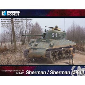 Rubicon Models 1:56 M4A2 Sherman / Sherman III - US MEDIUM TANK