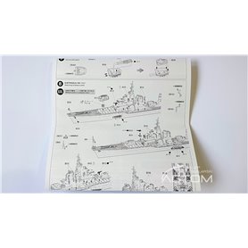 Tamiya 1:700 IJN Shimakaze - JAPANESE DESTROYER