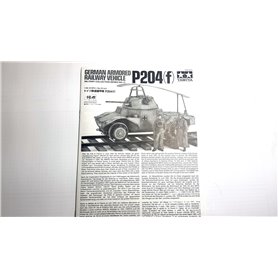Tamiya 1:35 P.204(f) - GERMAN ARMOURED RAILWAY VEHICLE