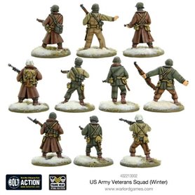 Bolt Action Amerykańska piechota US ARMY VETERANS SQUAD - WINTER