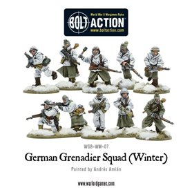 German Grenadiers in Winter Clothing