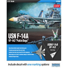 Academy 1:72 Grumman F-14A - US NAVY VF-143 PUKIN DOGS