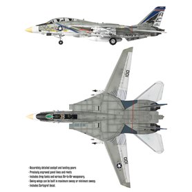 Academy 1:72 Grumman F-14A - US NAVY VF-143 PUKIN DOGS