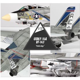 Academy 1:72 Grumman F-14A - US NAVY VF-143 PUKIN DOGS