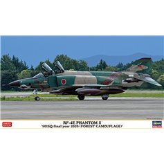 Hasegawa 1:72 RF-4E Phantom II - 501SQ FINAL YEAR 2020 - FOREST CAMOUFLAGE - LIMITED EDITION