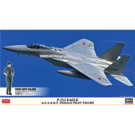 Hasegawa 02325 F-15J Eagle w/J.A.S.D.F. Female Pilot Figure