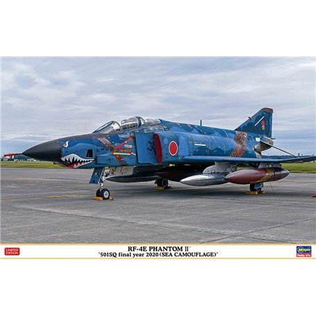 Hasegawa 07483 RF-4E Phantom II `501SQ Final Year 2020 (Sea Camouflage)`