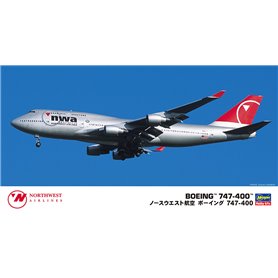 Hasegawa 10834 Northwest Airlines Boeing 747-400