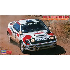 Hasegawa 1:24 Toyota Celica Turbo 4WD - 1992 SAFARI RALLY WINNER - LIMITED EDITION