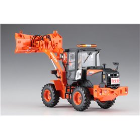 Hasegawa 66102 Hitachi Wheel Loader ZW100-6 Multiplow (Snowplow)