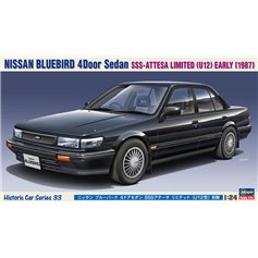Hasegawa 1:24 Nissan Bluebird 4DR Sedan - SSS-ATTESA LIMITED U12 - EARLY 1987