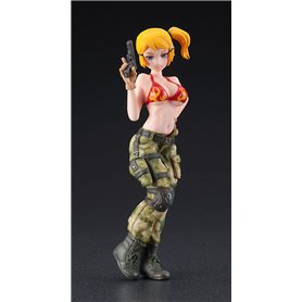 Hasegawa SP439-52239 12 Egg Girls Collection 06 "Amy McDonnell" (Army) Resin Kit