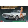 Hasegawa SP441-52241 1966 American Coupe Type T w/Blond Girl's Figure