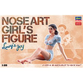 Hasegawa SP442-52242 Nose Art Girl's Figure "Leroy's Joy" w/1:48 & 1:72 Decals