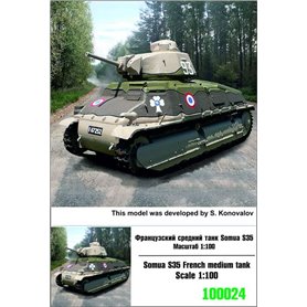 Zebrano Z100-024 Somua S35 French medium tank