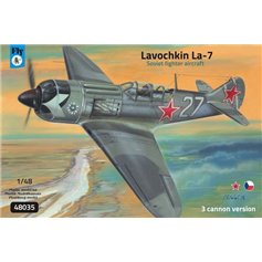 Fly 1:48 Lavochkin La-7 - 3 CANNON VERSION - SOVIET FIGHTER AIRCRAFT 