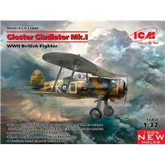ICM 1:32 Gloster Gladiator Mk.I - WWII BRITISH FIGHTER