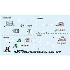 Italeri 6575 1/35 Opel Blitz Radio Truck