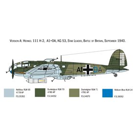 Italeri 1:72 BATTLE OF BRITAIN - Heinkel He-111H