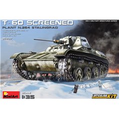 Mini Art 1:35 T-60 SCREENED - PLANT N.264 STALINGRAD - INTERIOR KIT