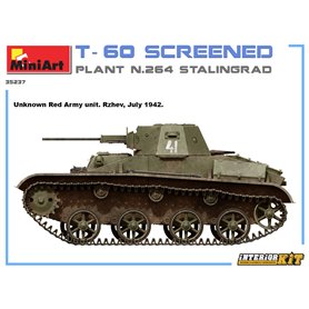 Mini Art 1:35 T-60 SCREENED - PLANT N.264 STALINGRAD - INTERIOR KIT