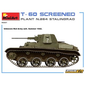 Mini Art 1:35 T-60 SCREENED - PLANT N.264 STALINGRAD - INTERIOR KIT