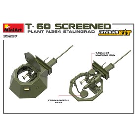 Mini Art 1:35 T-60 SCREENED - PLANT N.264 STALINGRAD - INTERIOR KIT