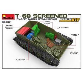 Mini Art 1:35 T-60 SCREENED - PLANT N.264 STALINGRAD - INTERIOR KIT