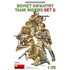 Mini Art 1:35 SOVIET TANK RIDERS - SET 2 