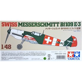 Tamiya 1:48 SWISS Messerschmitt Bf-109 E-3 - LIMITED EDITION